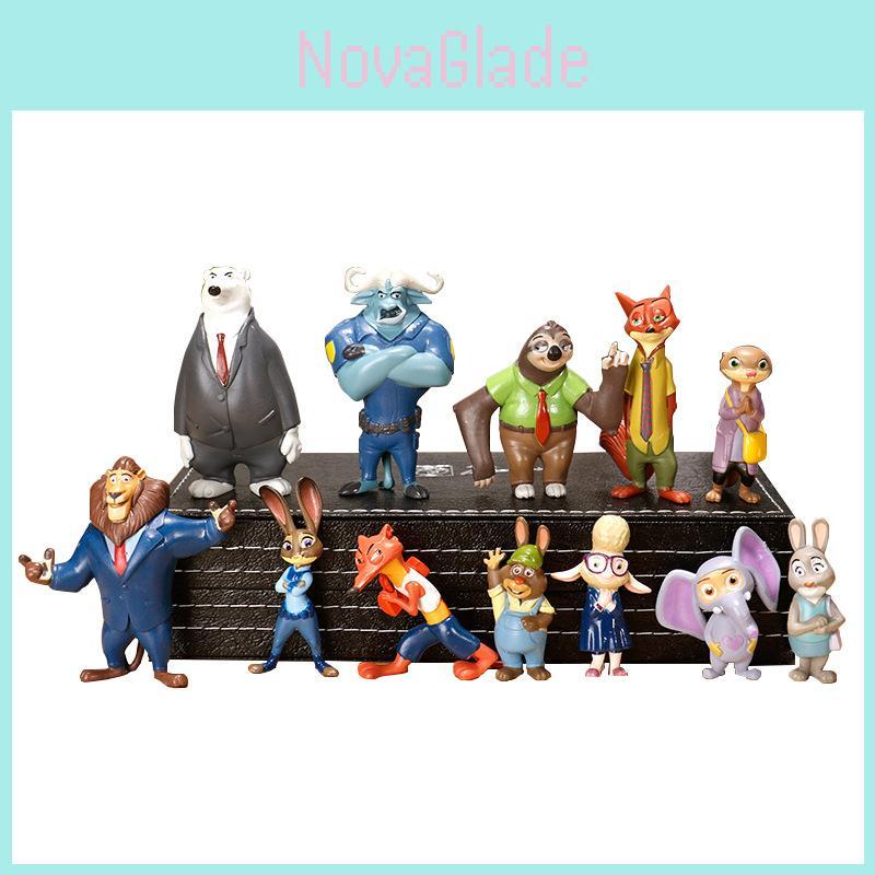 Delightful 12pcs Zootopia Mini Toys Featuring Beloved Characters For Young Fans