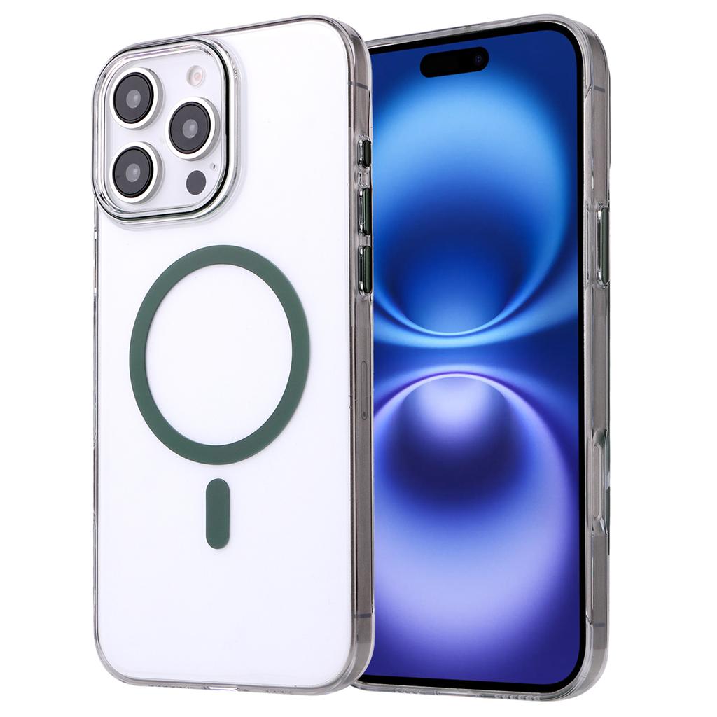 Магнитный чехол для iPhone 16 Pro, совместимый с ультратонкой задней крышкой из ПК MagSafe толщиной 1,0 мм