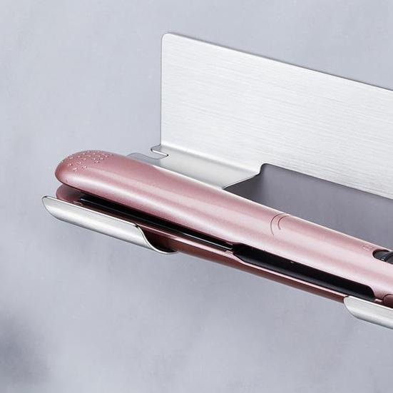 Настенная полка для хранения парикмахерских инструментов, держатель для фена, высокая грузоподъемность, без сверления