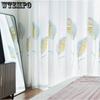 WTEMPO 2 шт., сельские шторы с вышивкой в ​​скандинавском стиле, эркеры для спальни, гостиной, свежие простые перфорированные шторы