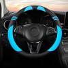 Чехол на руль, модный, устойчивый к поту, автомобильный стиль, искусственная кожа, подушка для грузовика