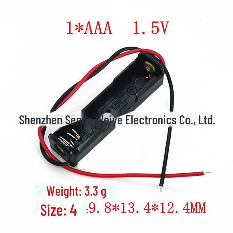 Батарейный отсек типа AAA с крышкой, переключателем и штифтом — вмещает 1/2/3/4/6/8 батареек, расположенных рядом.