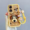 Oppo Shockproof For Keysion Case A18 A38 A58 A78 A98 5g With Lanyard Silicone Cute 3d Cartoon Doll Phone Cover For Oppo A17 A17k