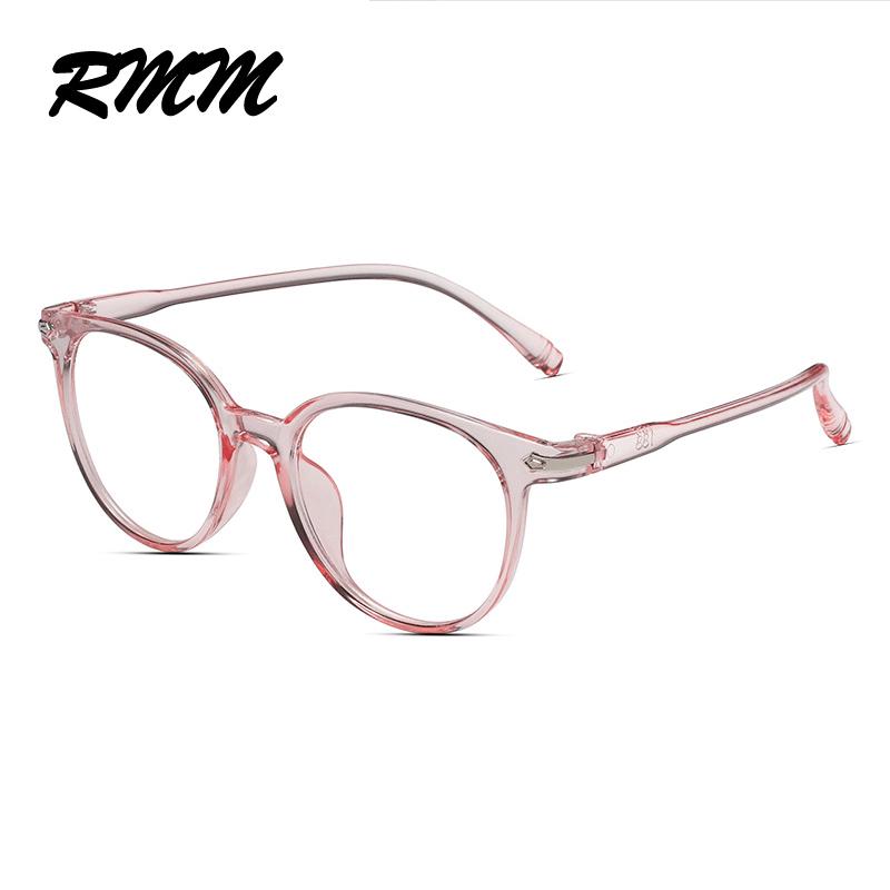 New Transparent Arrow Plain Glasses PC Plain Glass Spectacles Vintage Eyeglass Round Frame Glasses
