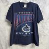 Винтажная футболка Vancouver Canucks 90-х Мужская XL Синяя 90-х НХЛ