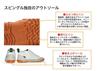 Light Gray LL Size Golf Shoes Sneakers [Spinningle] SP-1652 (27.5cm) Gore-Tex Men's Women's