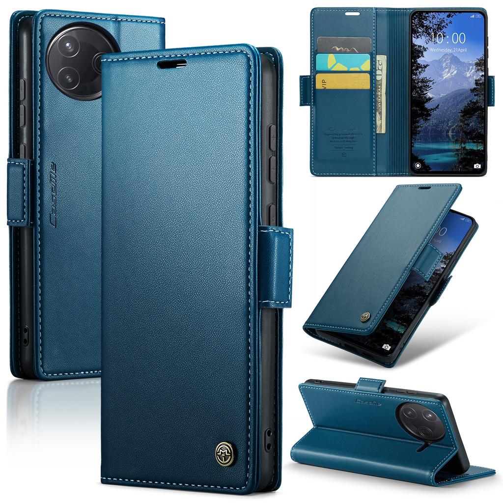 Для Xiaomi Poco F7 Ultra 5G/Xiaomi Poco F7 Pro 5G Чехол CASEME Серия 023 Кожаный Кошелек с Блокировкой RFID Подставка Чехол для Телефона