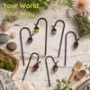 Miniature Garden Decorative Stakes Glow-in-the-Dark Fairy Garden Stakes Bonsai Decorations  Party