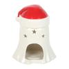 Something Different Ghost With Santa Hat Oil Burner