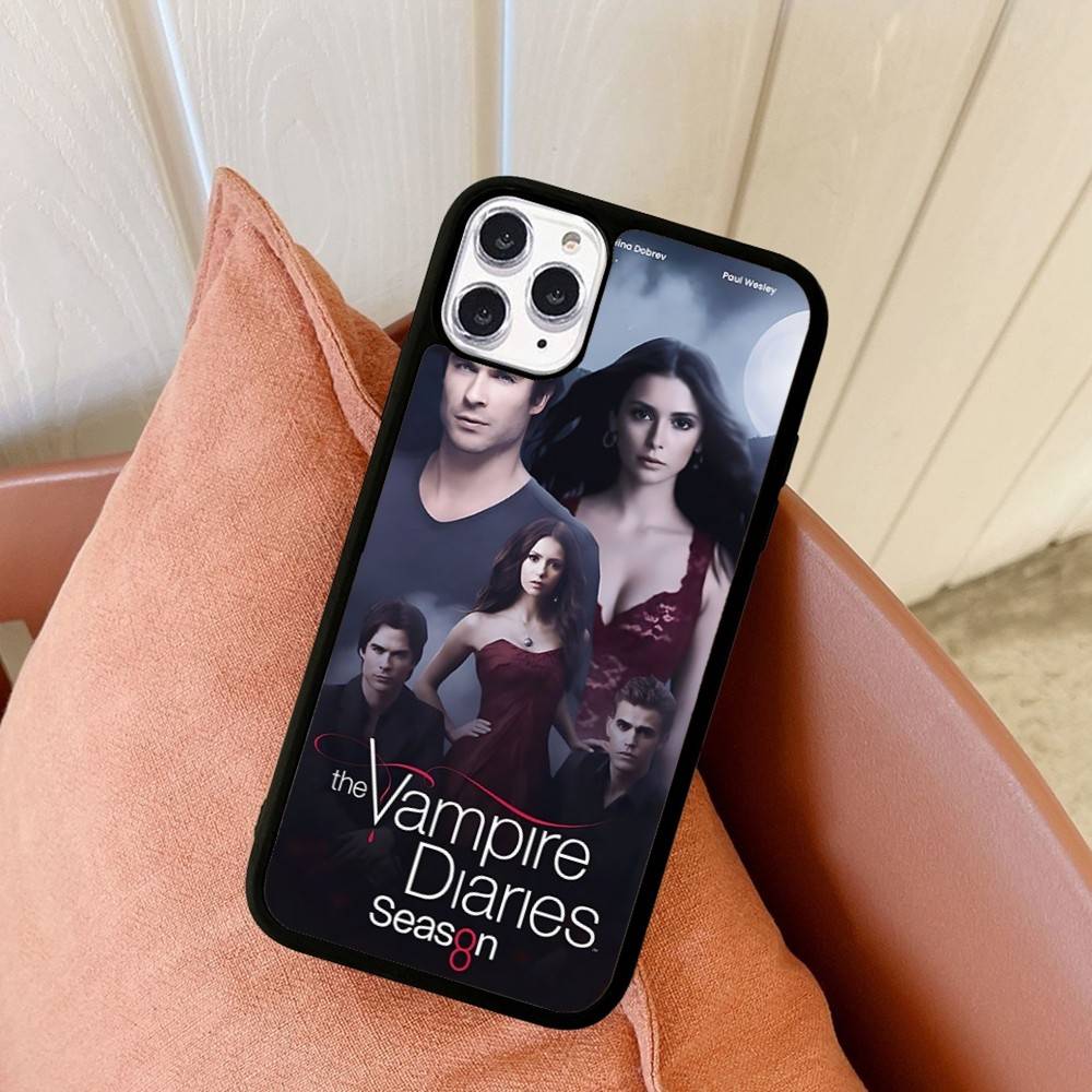 T-V-Дневники вампира Чехол для телефона iPhone 17 16 15 14 13 Pro 12 11 Pro Max Жесткий PC+TPU Задняя крышка