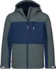 Jacket Trollkids Bergsfjord Winter Softshell Jacket Blue Grey