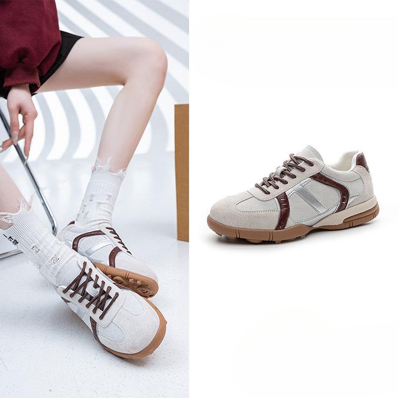 New Soft-soled Women's Versatile Retro Casual Single Shoes Low-top Breathable Sports Shoes