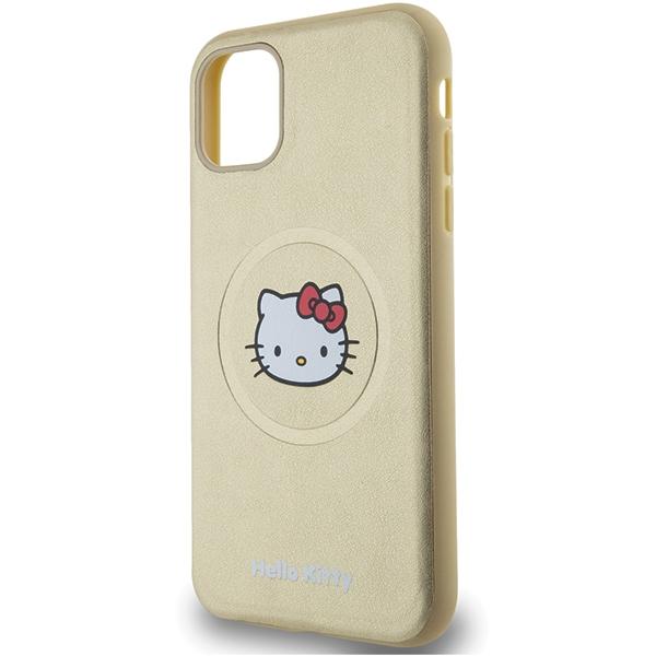 Hello Kitty HKHMN61PGHCKD iPhone 11 / Xr6.1" gold/gold hardcase Leather Kitty Head MagSafe