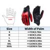 Retro Red Leather Motorcycle Gloves Men Women Breathable Perforated Motorbike Racing Gloves Touch Screen Motocross