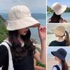 Уличная женская рыбацкая шляпа, складная с большими полями, регулируемая застежка-лента, защита от солнца, защита от ультрафиолета, пляжная кепка, садовая дорожная шляпа