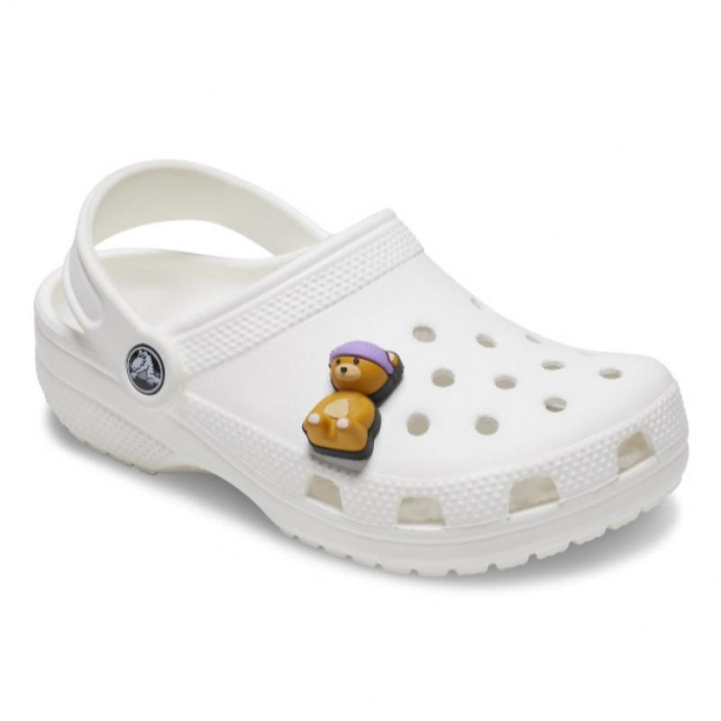 Crocs Плюшевый мишка Jibbitz с шапочкой
