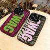 Роскошный чехол для телефона в стиле Y2K SWAG для iPhone 17,16,15,14,13,12,11 Plus,Pro Max,XS, Цветной серебристый чехол для телефона Funda Cover