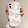 Чехол для телефона с цветком для iPhone 13, чехол для iPhone 15 14 Pro 12 11 Pro Max XR XS X 7 8 Plus SE 2020, противоударный силиконовый мягкий волнистый чехол