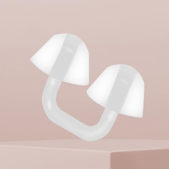 Затычки для носа для плавания Удобная силиконовая защита для носа Многоразовый водонепроницаемый зажим для носа для плавания Профессиональные аксессуары для плавания, дайвинга и серфинга