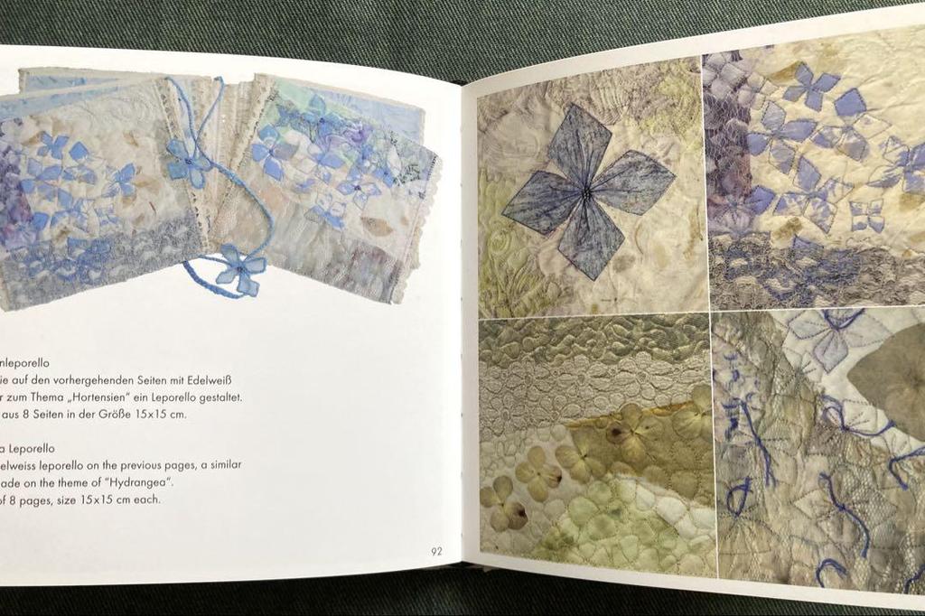 [USED] Textile art collection Nature Plants Books