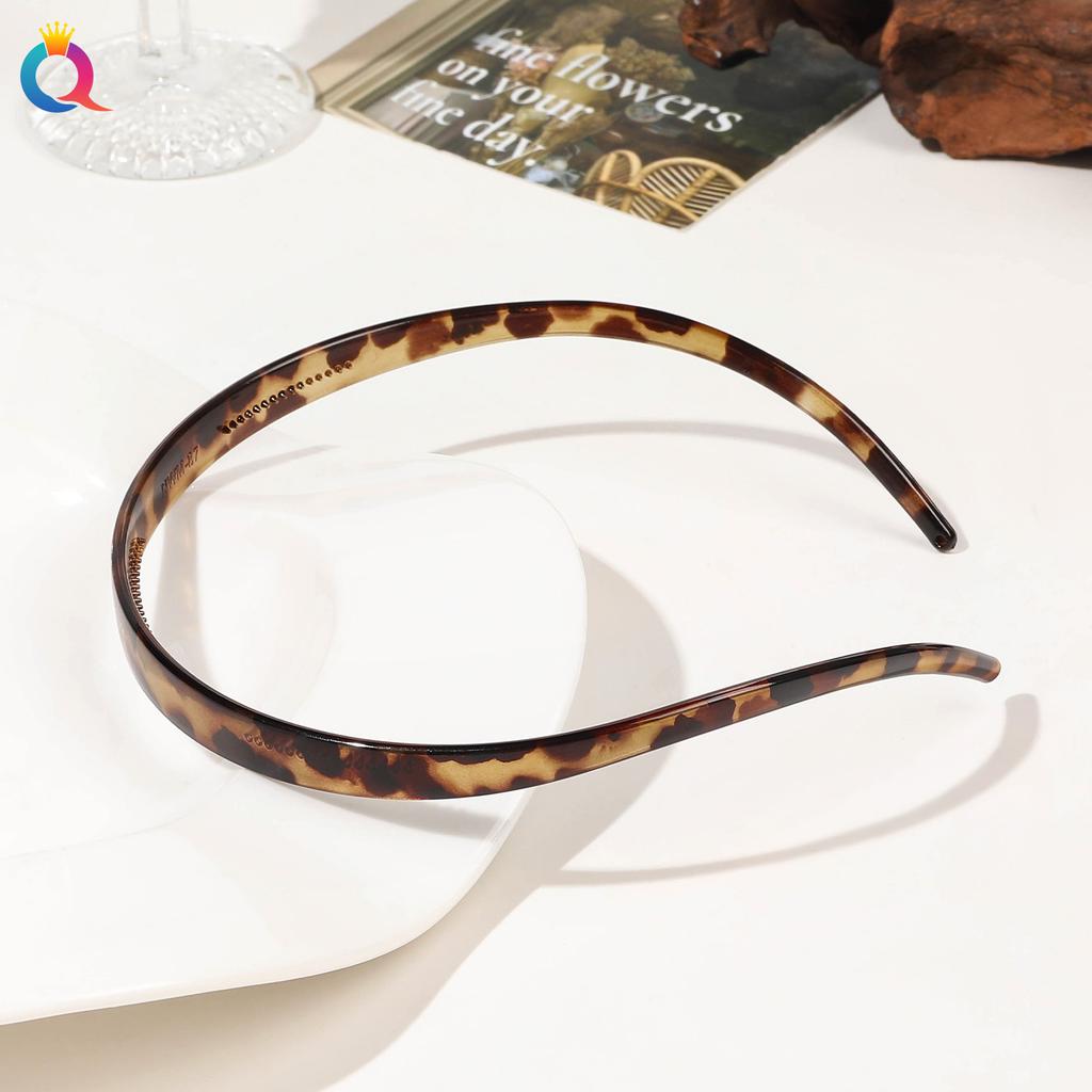 Нескользящая зубчатая повязка на голову с нажимом на волосы, челка, сломанная повязка на голову, простая черная коричневая повязка на голову для женщин