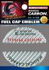 HASEPRO Magical Carbon [Эмблема на крышку бензобака] Обычный тип (Серебряный) для
