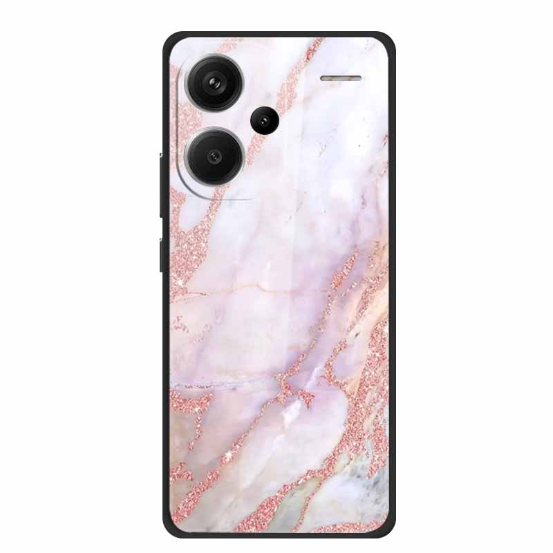 Яркий Жесткий Чехол для Xiaomi Redmi Note 13 Pro+ Роскошный Funda Xiaomi Redmi Note13 13 Pro Plus Задняя Крышка Телефона из Закаленного Стекла