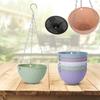 Plant Garden Decoration Bracketplant Rattan Pattern Chains Flowerpot Flower Pots Hanging Basket