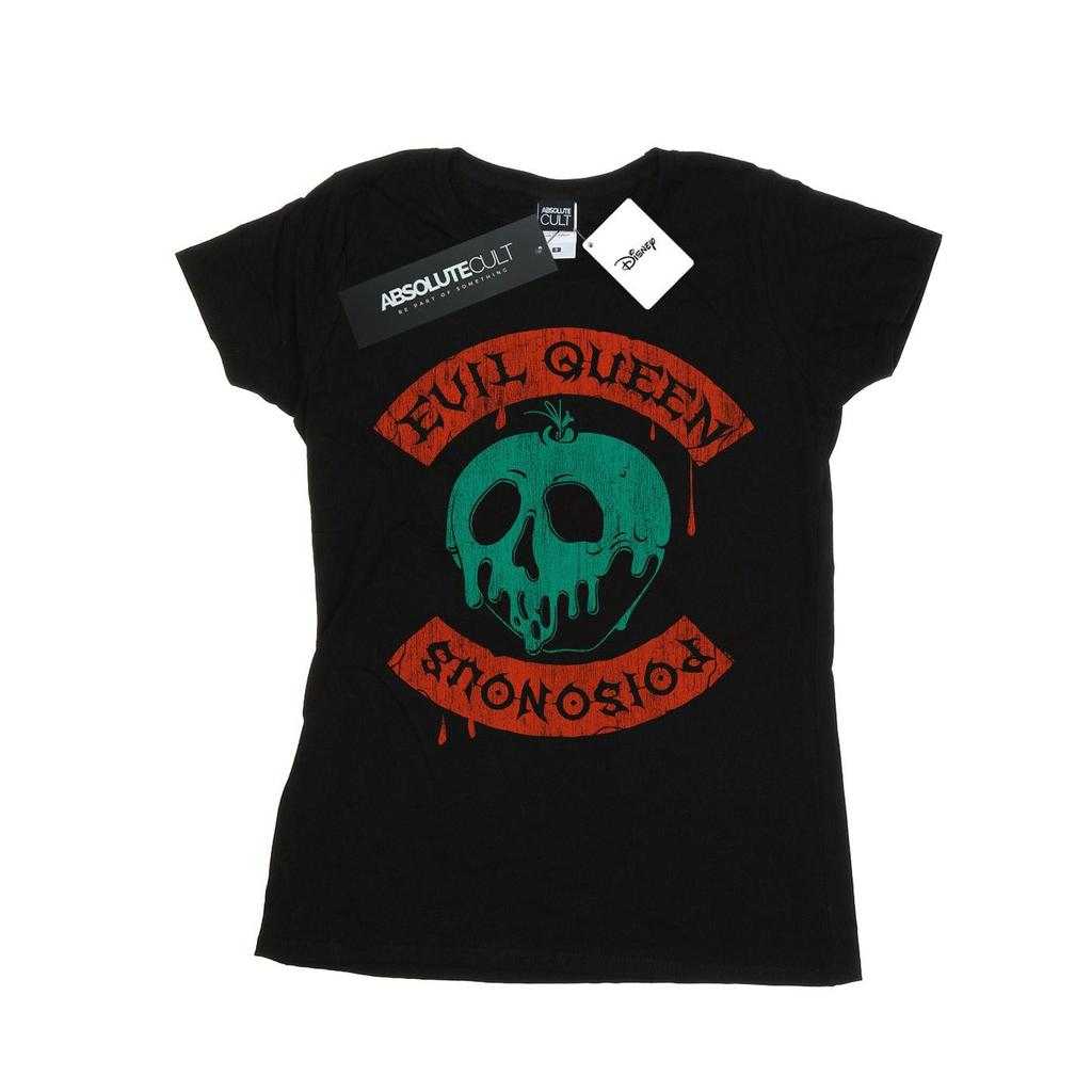Disney Womens/Ladies Poisonous Skull Apple Cotton T-Shirt
