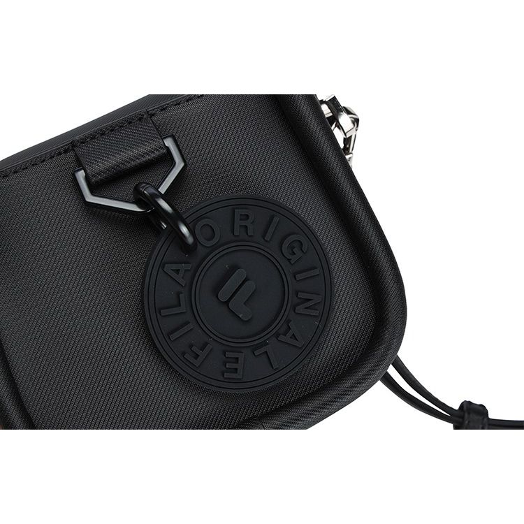 FILA Fashion Casual Commuter Polyurethane Crossbody Tote Bag Small Women bags Black F13W319165F-BK