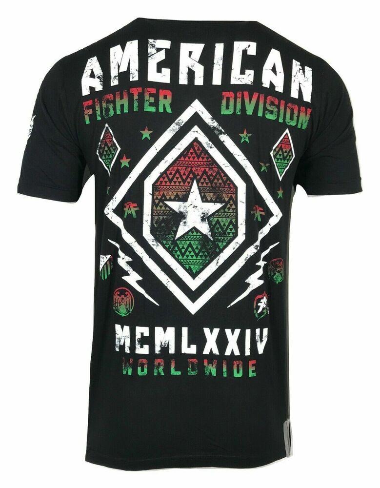 Футболка American Fighter Garrett Biker Черная футболка для спортзала Mma Off2Mi унисекс