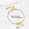 High-Quality Gold-Plated Pumpkin Bead Snake Chain Bracelet Barrel Beads Zircon Stones for Women's Jewelry Making Party Gift