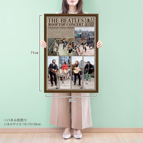 APPLEONE Jigsaw Puzzle 1000-923 The Beatles Rooftop Concert, 1000 Pieces, Made in Japan, 75 x 50 cm