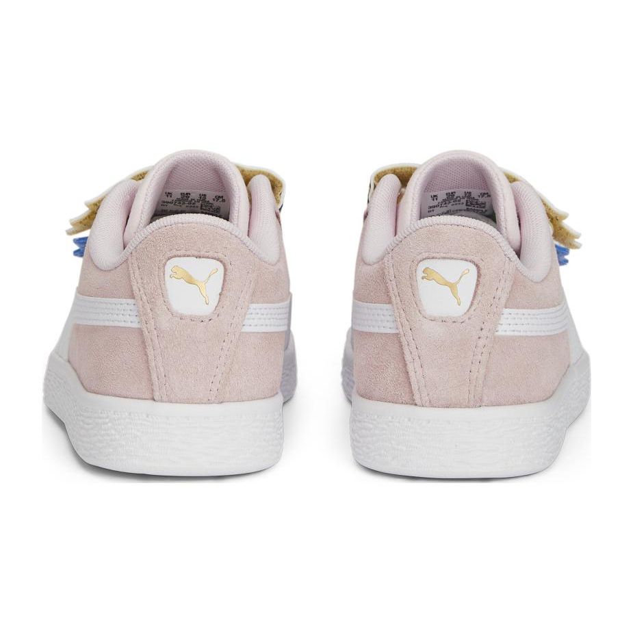 Puma Suede Classic LF Mates Дошкольные Удобные Универсальные Амортизирующие Низкие Детские Повседневные Кроссовки Детские Повседневные Кроссовки Розовые 390743-02