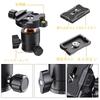 Concept Compact and Lightweight Ball Head with 8kg Weight Aluminum Plate for and Monopod K&F Capacity, Construction, 360° Rotation, 1/4" Screw,