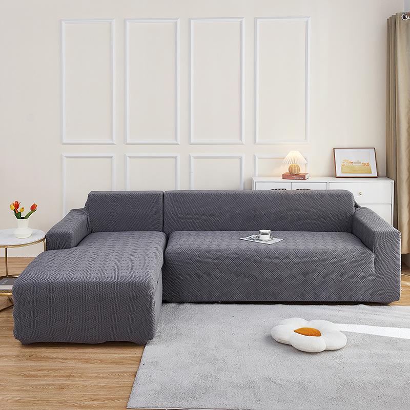 Современный простой чехол для дивана, универсальный универсальный чехол, новый жаккардовый эластичный трансграничный противоскользящий комбинированный чехол для дивана