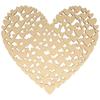 Decorative Wooden Heart Panel - Large Model - 35 X 31.8 Cm