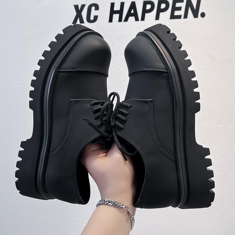 2024 новые мужские туфли на шнуровке в стиле ретро, повседневные туфли для серфинга, матовые, с низким верхом, в британском стиле, 1802-A