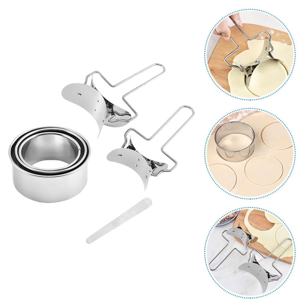 1 Set Stainless Steel Dumpling Mold Module Round
