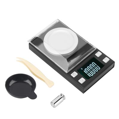 0.001g Высокоточные портативные мини ЖК-цифровые электронные весы для взвешивания ювелирных изделий из золота