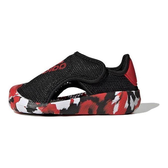 adidas Altaventure 2.0 Удобные Прочные Дышащие Низкие Кроссовки для Ходьбы Детская Обувь Черный Красный GY9376