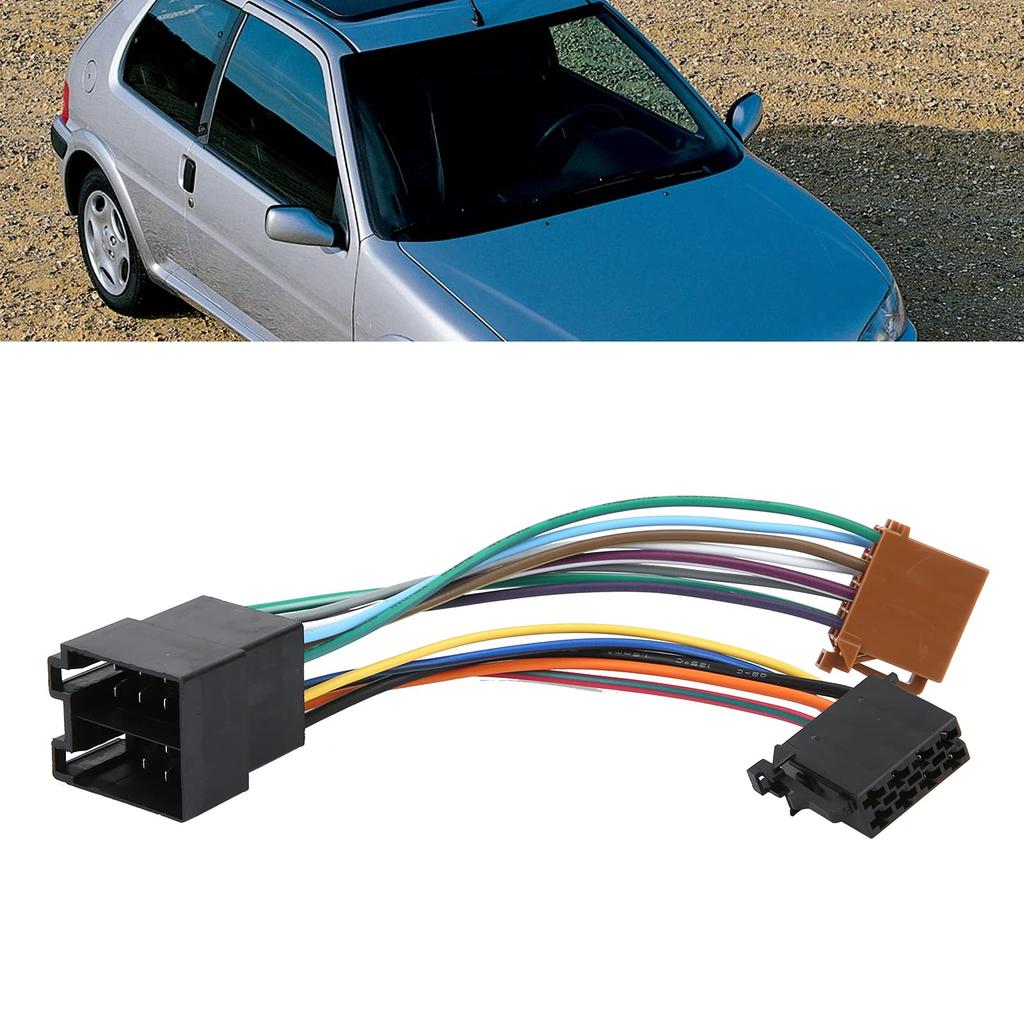 Wiring Harness Adapter, Auxiliary Cable, Qiilu Terminal and Harness Wiring Harness Adapter for Iso