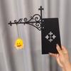 Warm Yellow Halloween Reading Light Vintage Library Reading Lamp  Gothic Home Decor