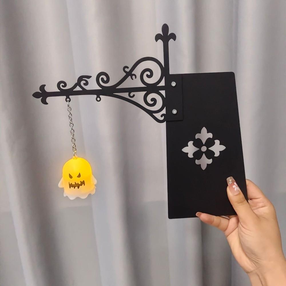 Warm Yellow Halloween Reading Light Vintage Library Reading Lamp  Gothic Home Decor