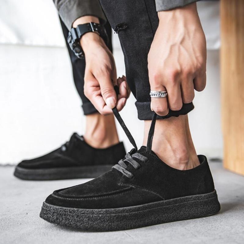 Весна 2024 года. Брендовые мужские повседневные туфли из натуральной замши на шнуровке. Мужские легкие удобные туфли на плоской подошве для вождения. Мужские оксфорды для активного отдыха.