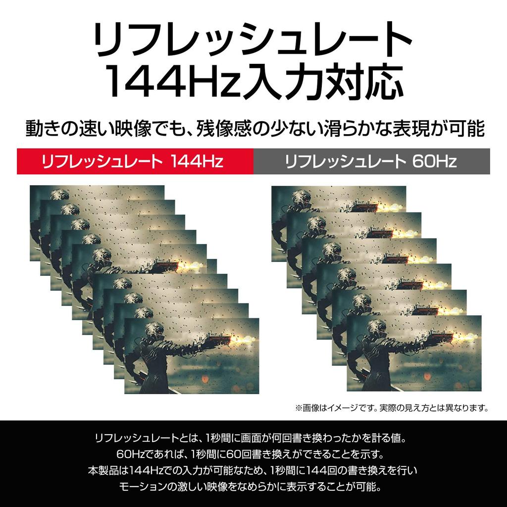 Mouse Computer Iiyama Gaming Monitor Display GB2560HSU-B2 (24.5 type/144Hz/1ms/lifting stand/Full HD/TN/DP, HDMI)