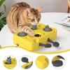 Interactive Cat Toy Cat Treat Puzzle Toy Mole Design Slow Feeder Pet Training Toy Treat Dispenser for Indoor Cats Kittens Exercise Entertainment