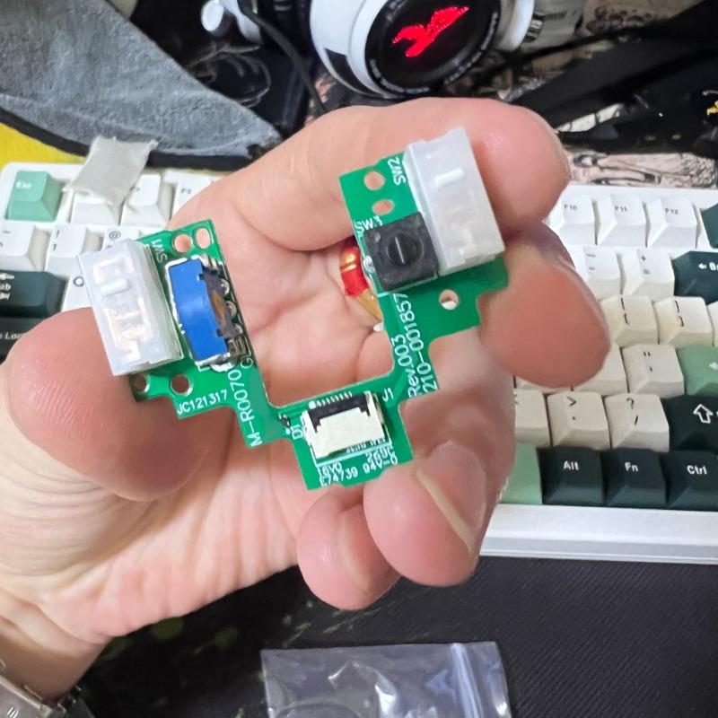 2 шт. Металлические энкодеры колеса мыши HUANO 8 мм Механизм с синими сердечниками для GPROX Superlight