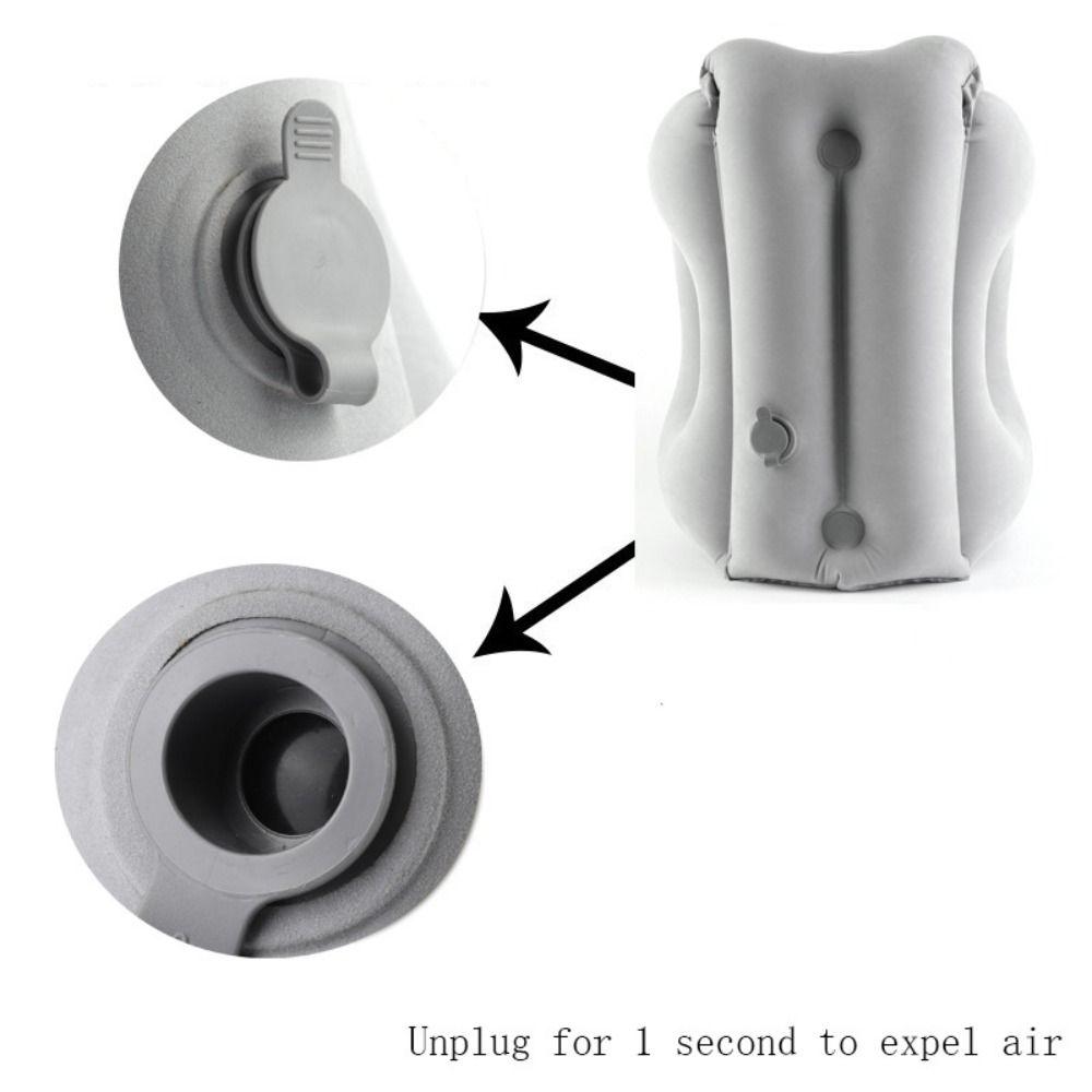 Надувная подушка для сна из ПВХ, воздушная подушка для поддержки головы, дорожная подушка-подголовник, складная подушка для поддержки подбородка.