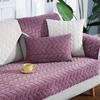Minimalist Modern Living Room Sofa Mat Plush Dustproof Sofa Cover Household Winter Plush Comfortable and Anti Slip Seat Cushion
